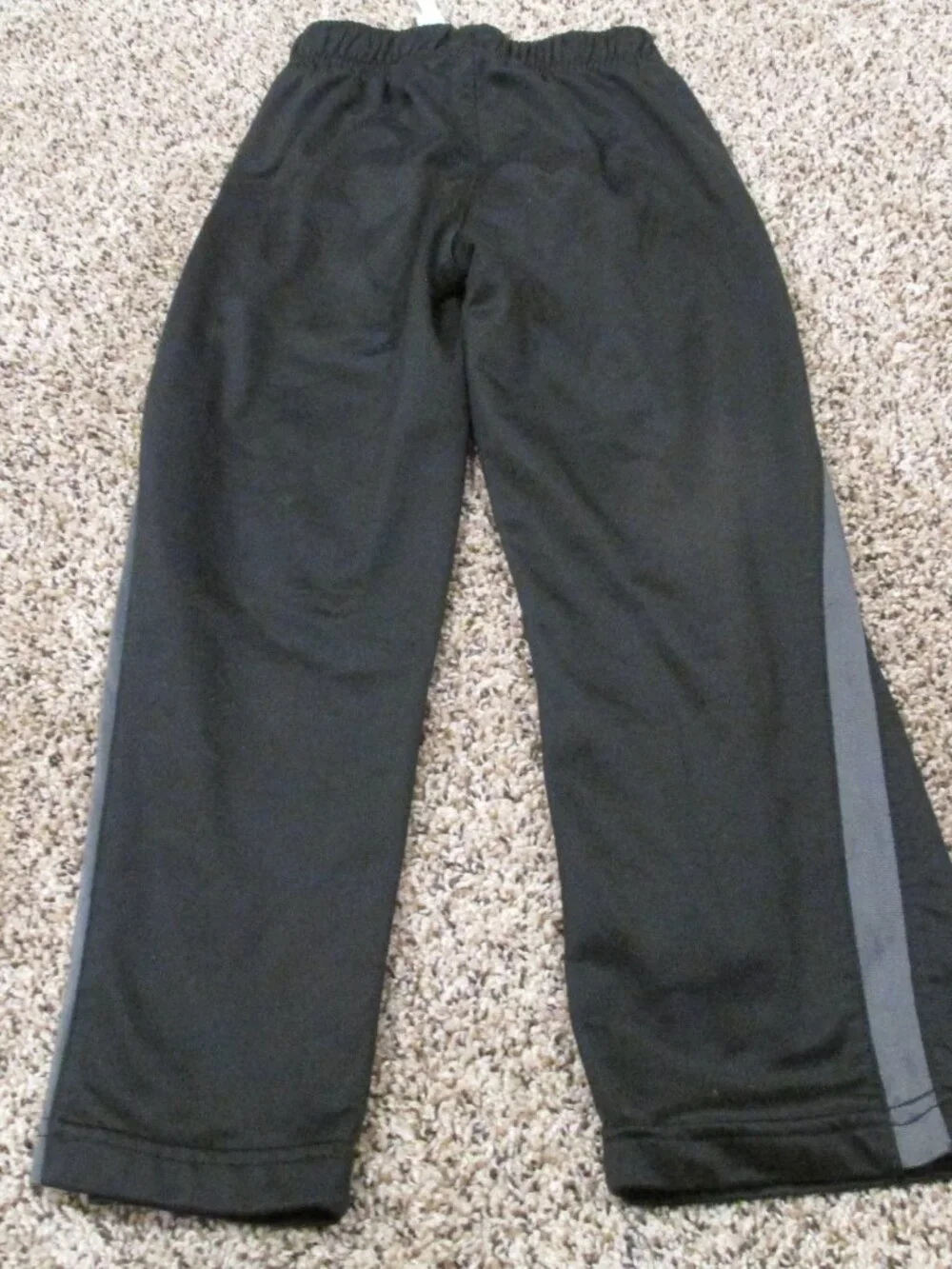 Energy Zone‎ Pull On Sweatpants Toddler Boys XS 4/5 Black Gray Pajama Bottoms